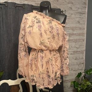 Elegant Floral Off-Shoulder Jumpsuit